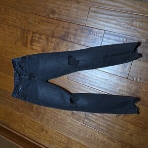 Ripped grey jeans